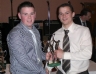 Annoraoi Gribben presents the Eugene Gribben Memorial trophy for Hurler of the Year to Michael Hasson